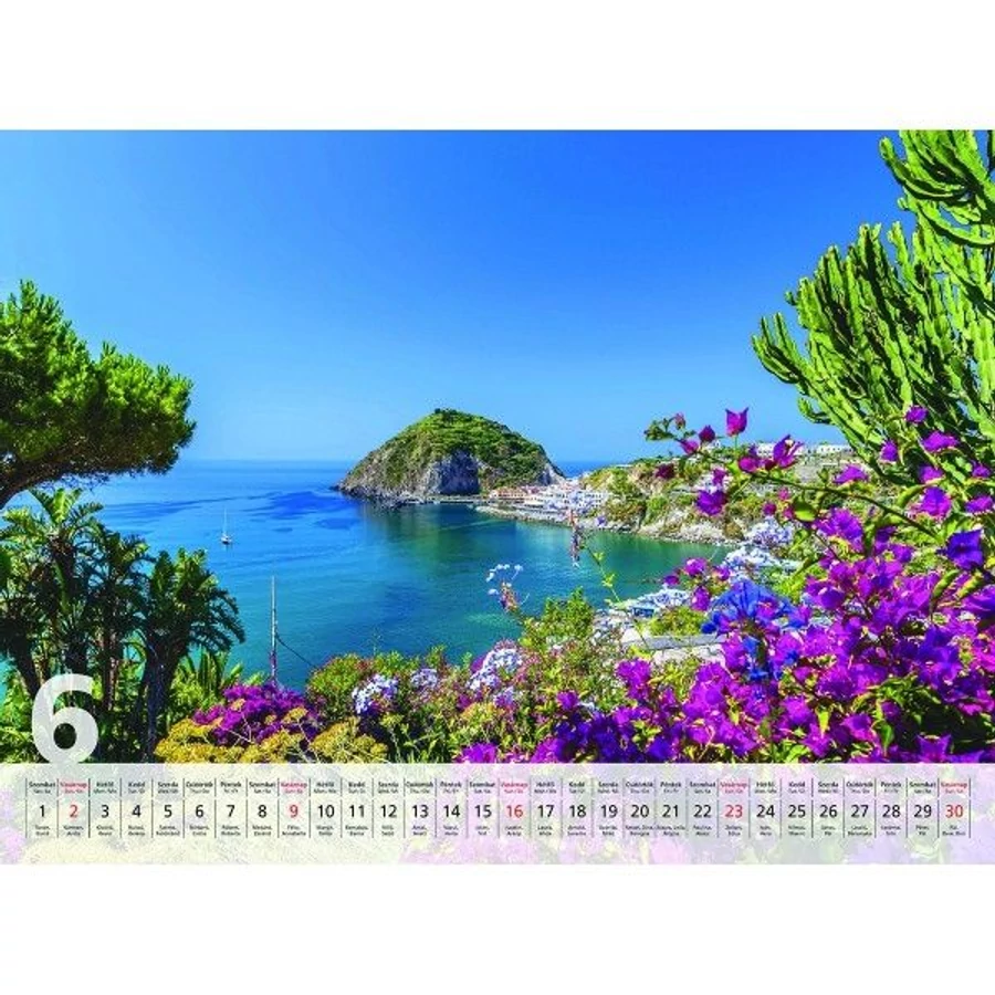 *36024 FALINAPTÁR 2024 táj Varázslatos tájakon T093-10  42*31cm