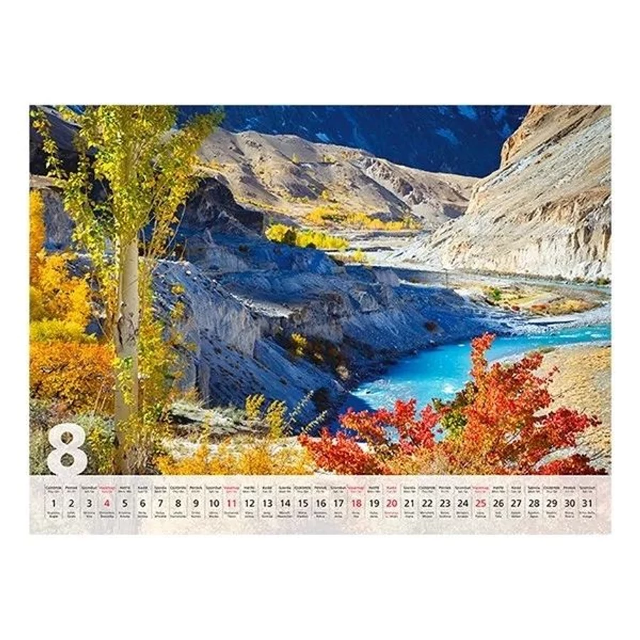 *36024 FALINAPTÁR 2024 táj Varázslatos tájakon T093-10  42*31cm