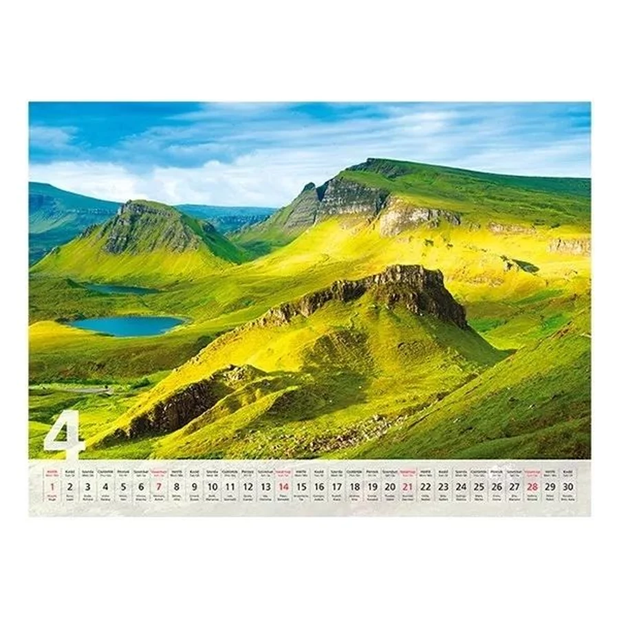 *36024 FALINAPTÁR 2024 táj Varázslatos tájakon T093-10  42*31cm