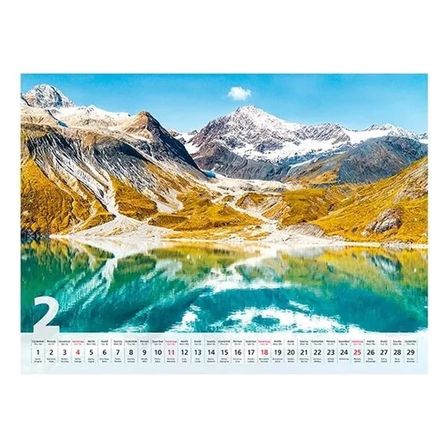 *36024 FALINAPTÁR 2024 táj Varázslatos tájakon T093-10  42*31cm