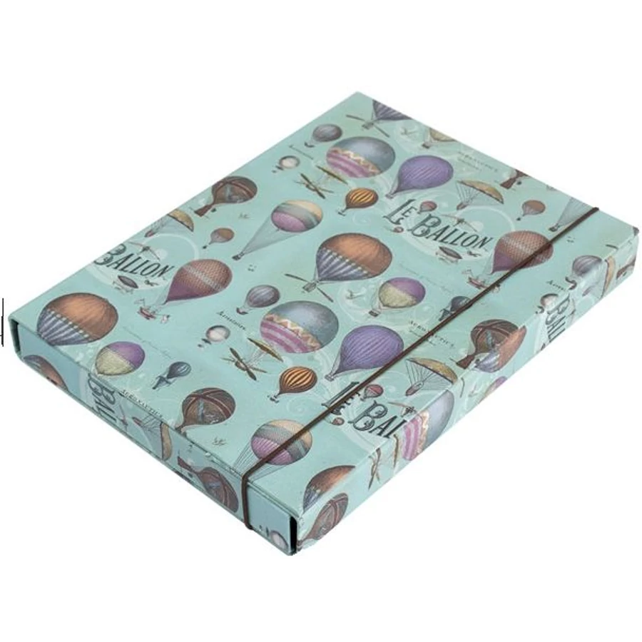 *37485 FÜZETBOX A4 LAU színes, mintás