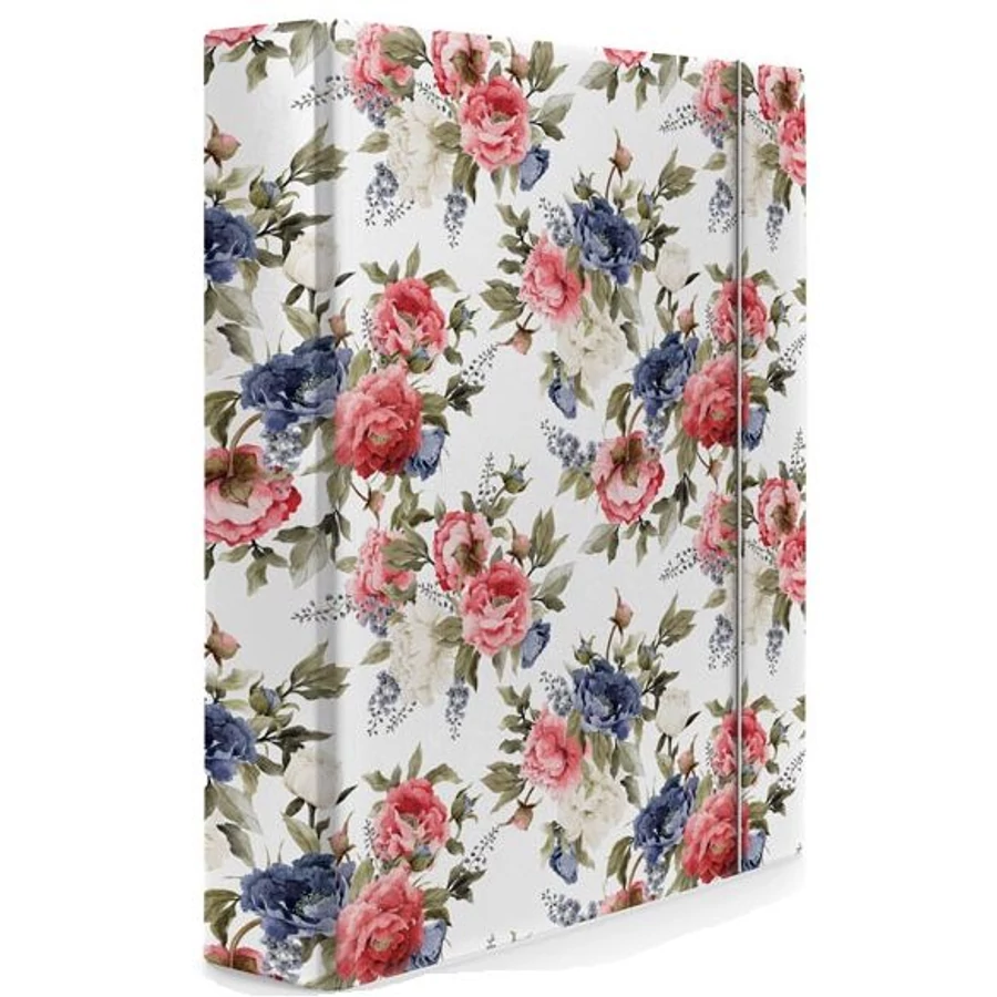 *37485 FÜZETBOX A4 LAU színes, mintás