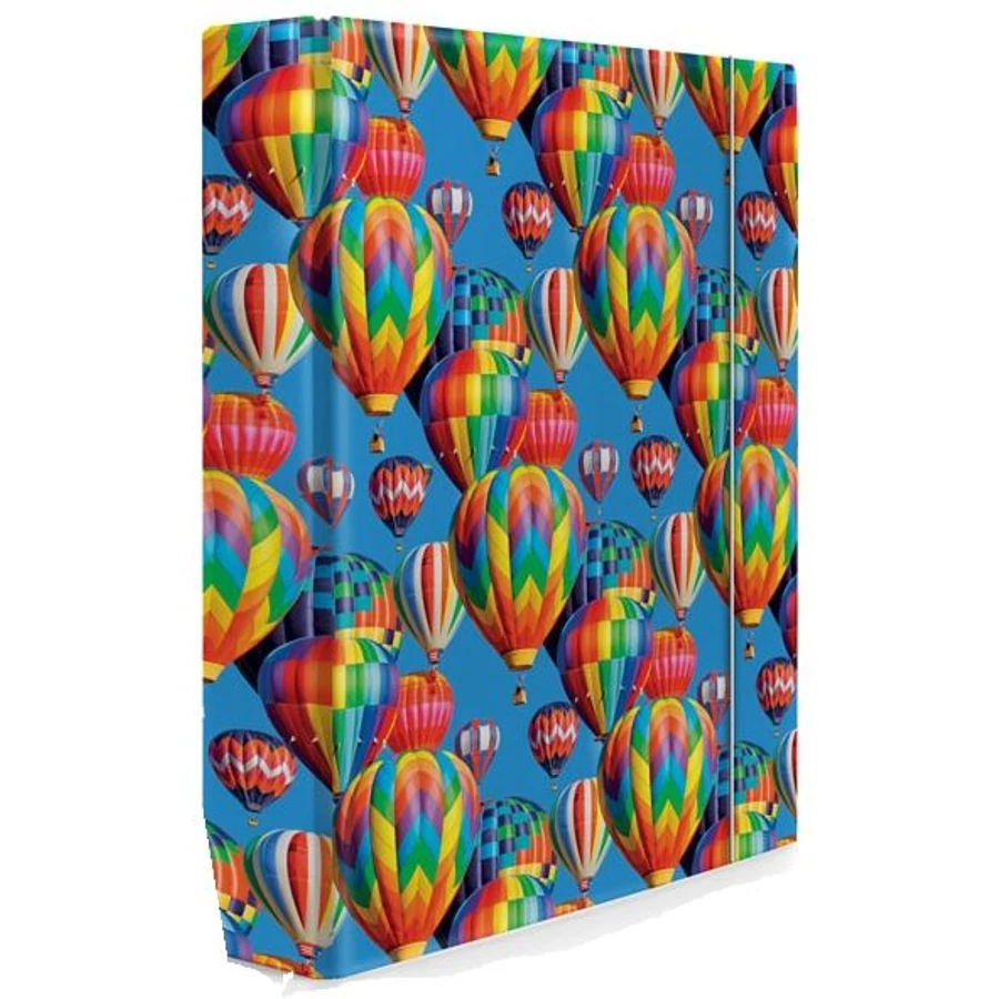 *37485 FÜZETBOX A4 LAU színes, mintás