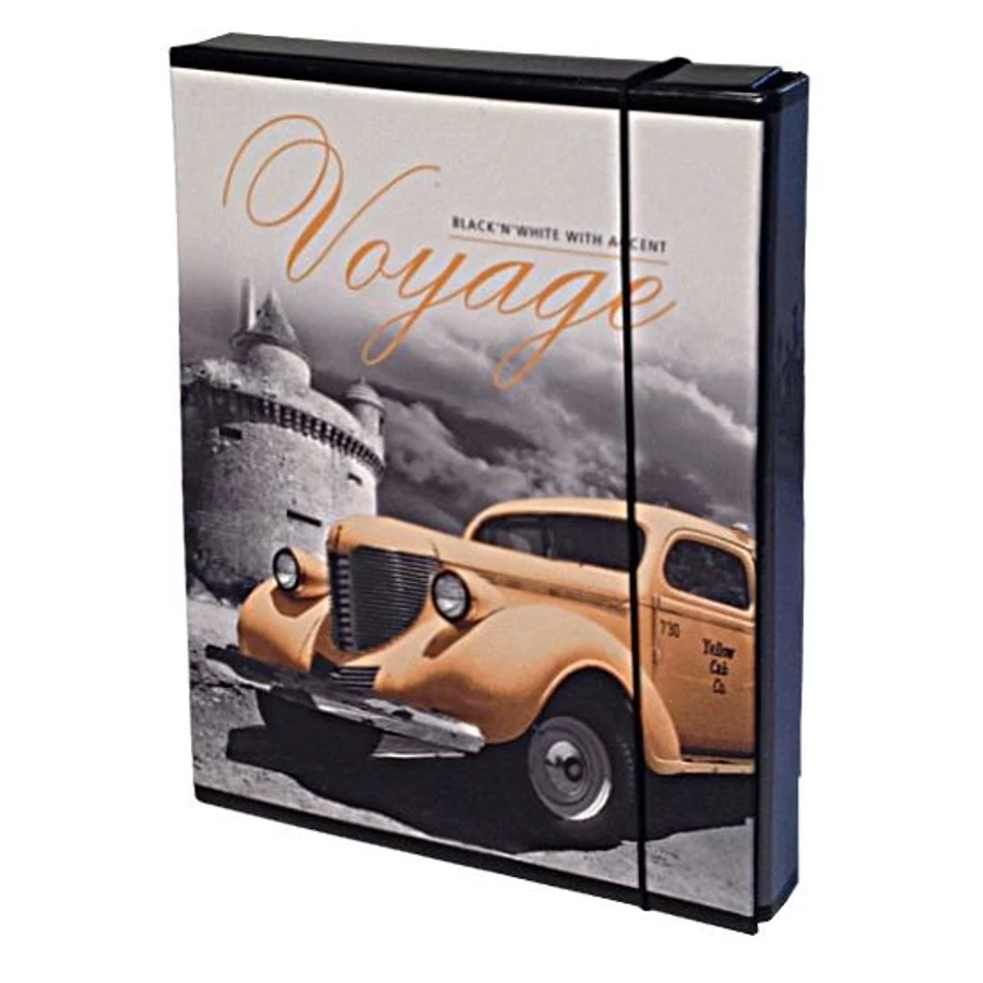 *37485 FÜZETBOX A4 LAU színes, mintás