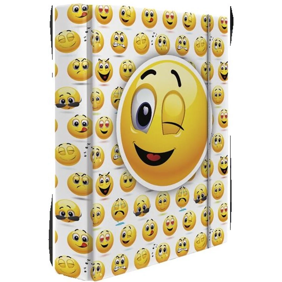 *37485 FÜZETBOX A4 LAU színes, mintás