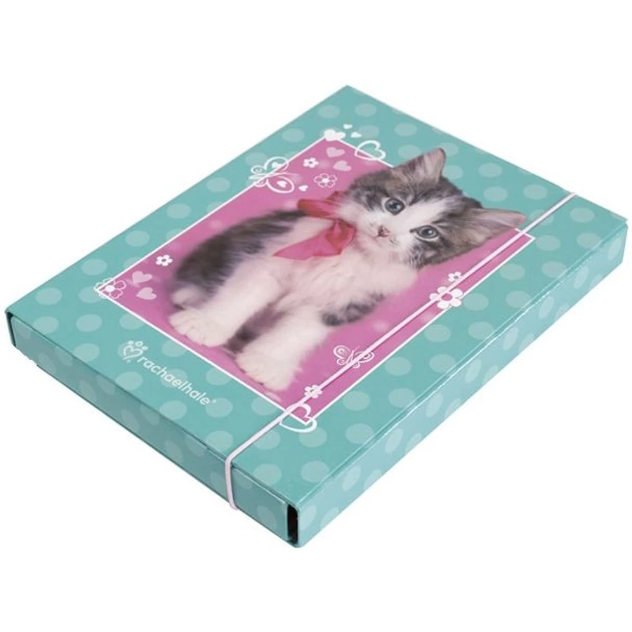 *37485 FÜZETBOX A4 LAU színes, mintás