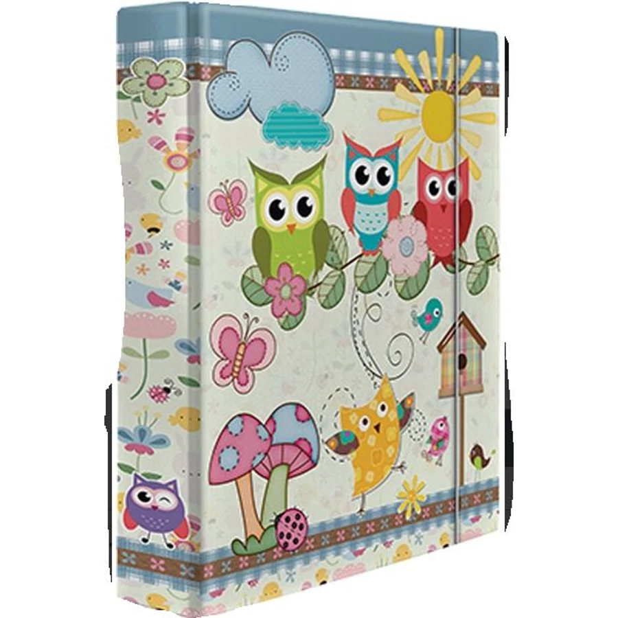 *37485 FÜZETBOX A4 LAU színes, mintás