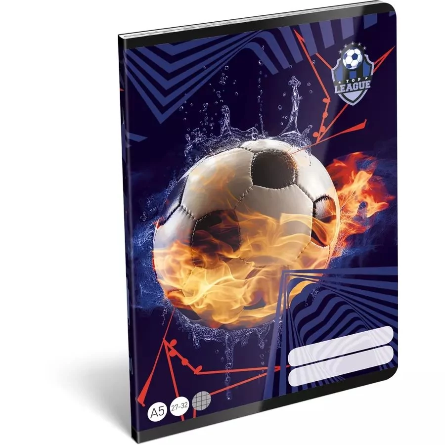 *38042 FÜZET A5 LIZZY kockás 27-32 Top League Win