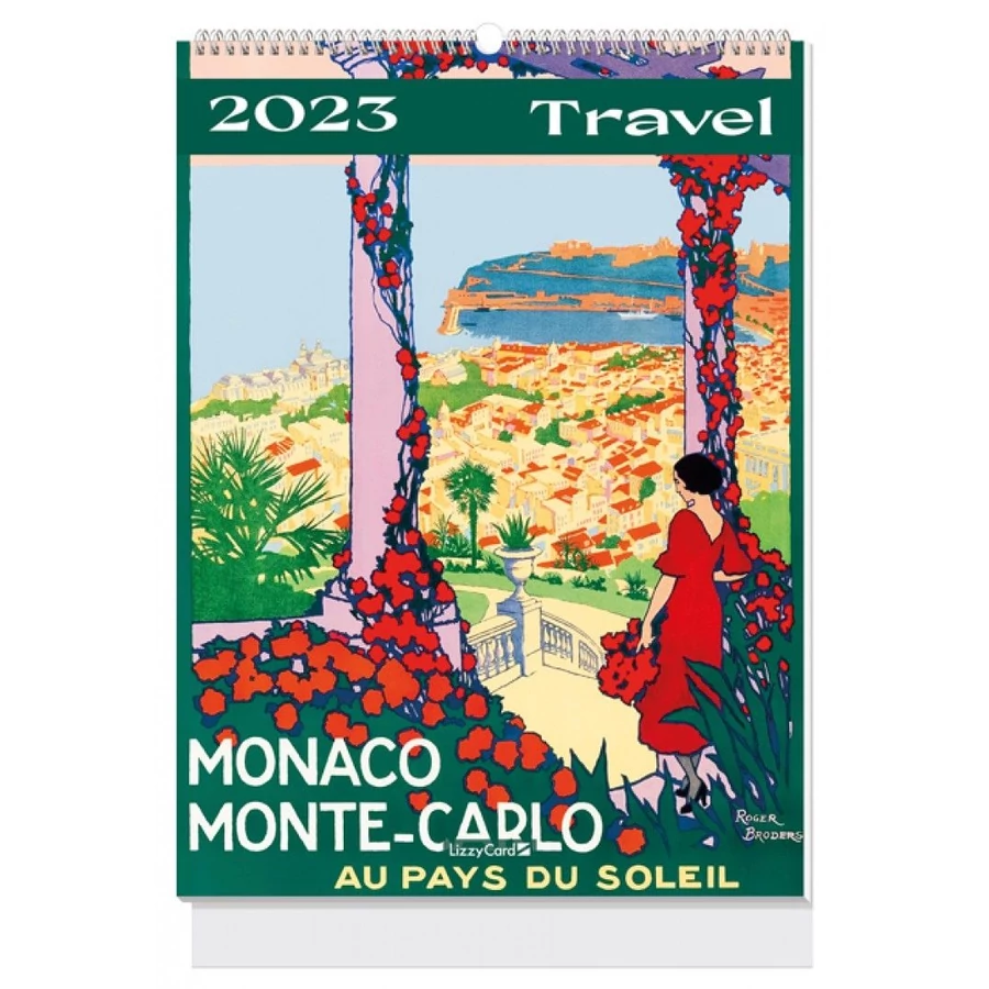 *38871 FALINAPTÁR 2023 Travel LIZZY B3 spirálozott 48*33cm
