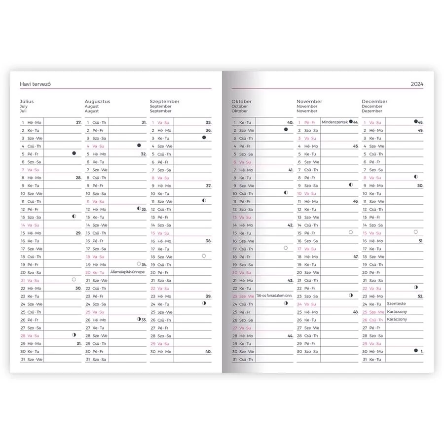 HATÁRIDŐNAPLÓ 2026 B6 napi LIZZY