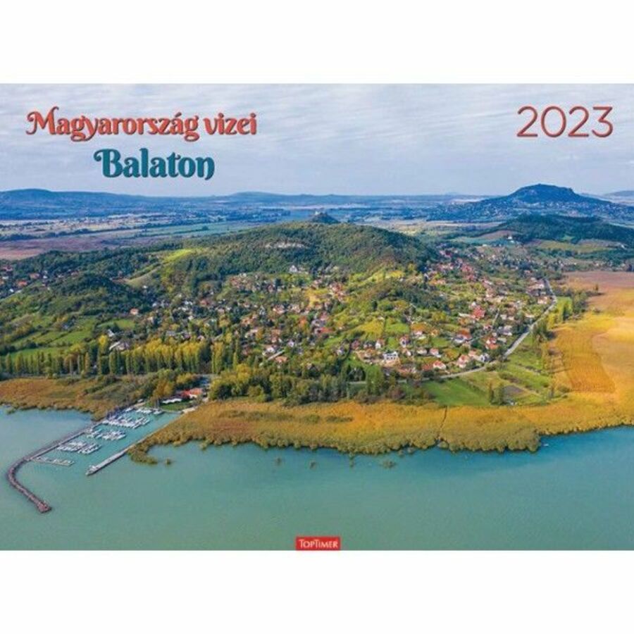 *39095 FALINAPTÁR 2023 táj Magyarország vizei Balaton T093-08 42*31cm