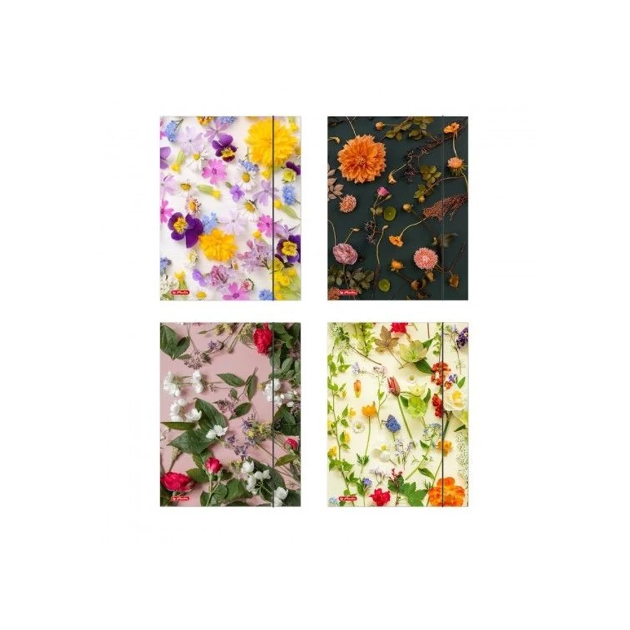 *40306 GUMIS DOSSZIÉ A5 HERLITZ Flower
