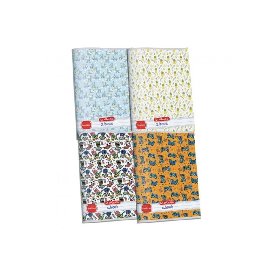 *40452 ÜZENŐFÜZET A5 HERLITZ 32lap Funny Girl/Boy