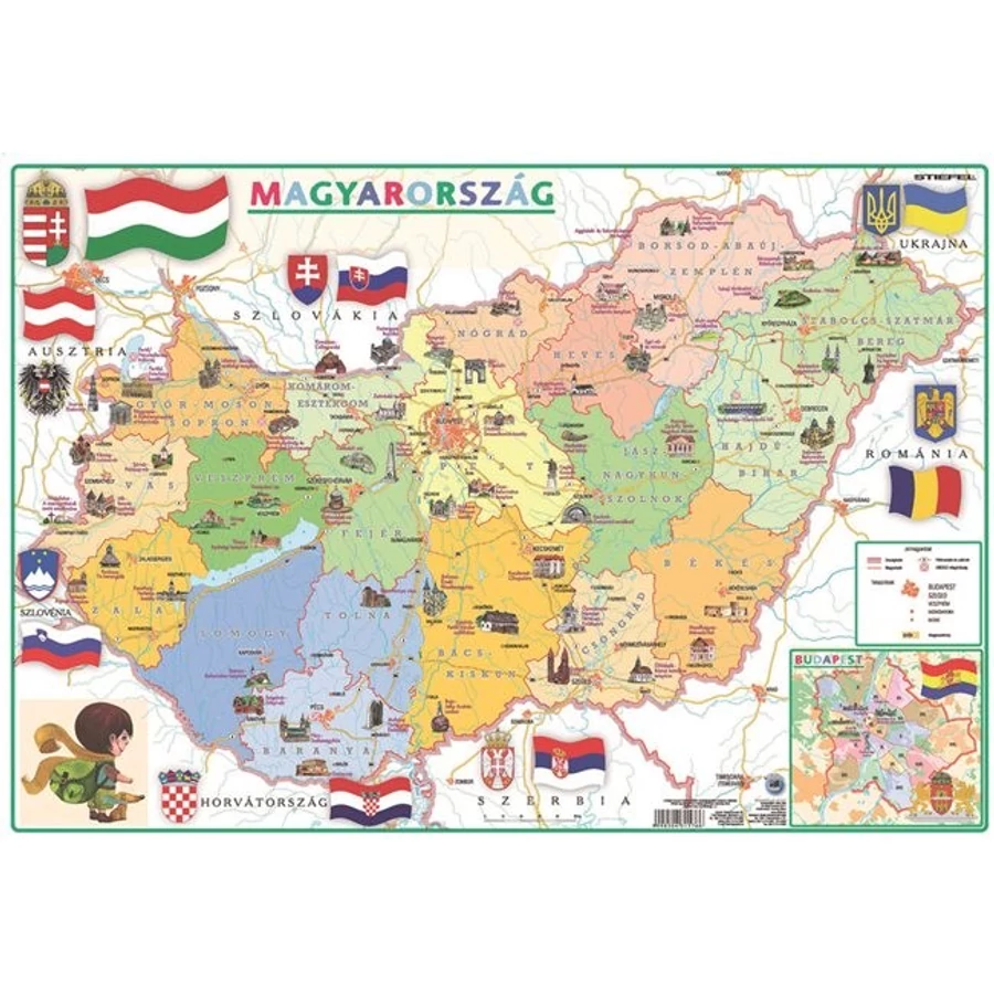 *40668 ASZTALI könyökalátét A3 STIEFEL kétoldalas