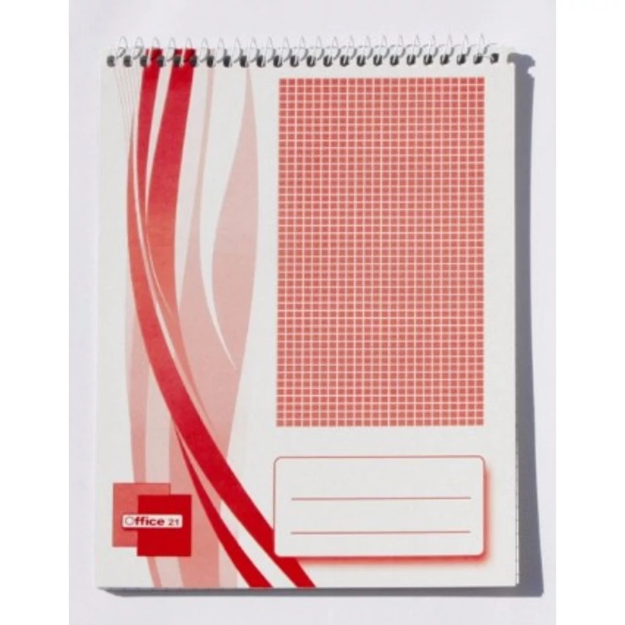 *40787 NOTESZ spirál A5 Office21 #,= 50l