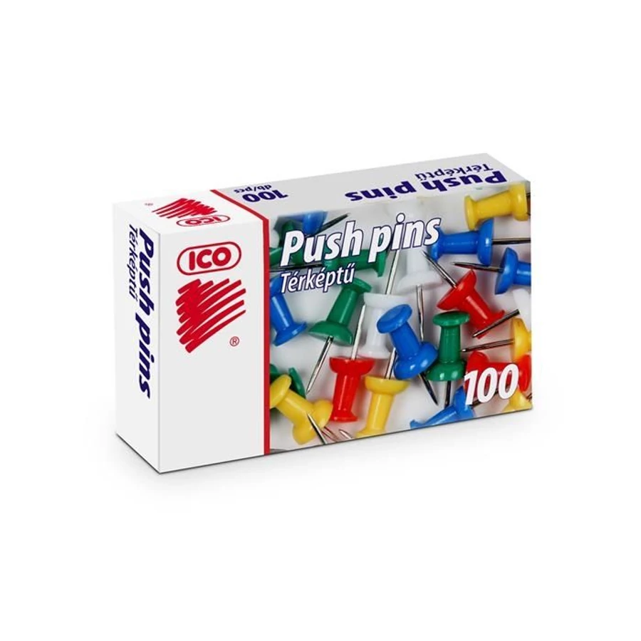 *41619 KITÜZŐSZEG Bástyafejü 100db színes ICO