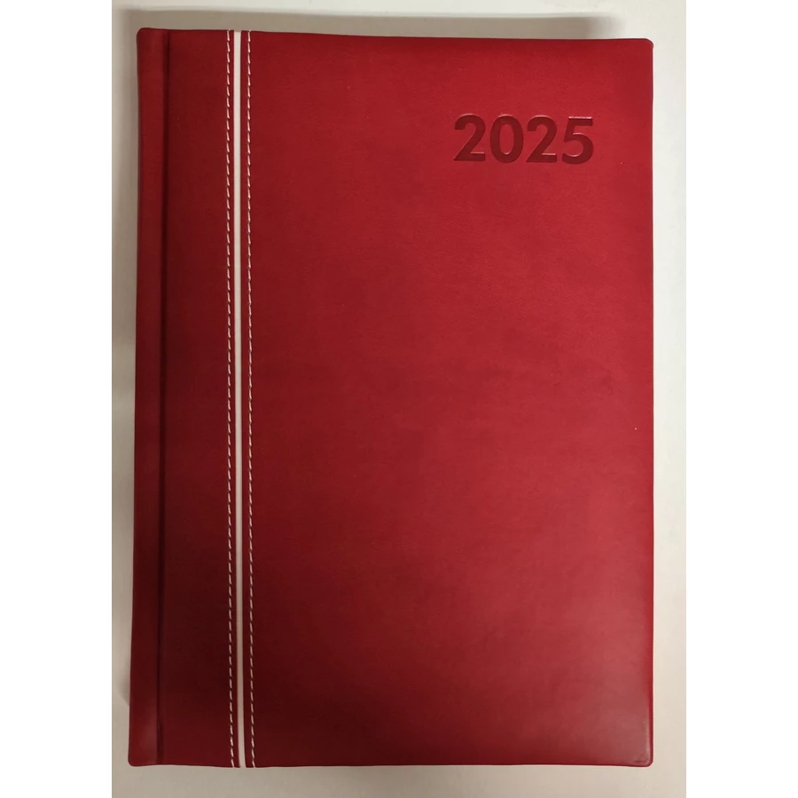 *41650 HATÁRIDŐNAPLÓ 2025 A5 napi OFFICE 21 Prémium függ. varrott