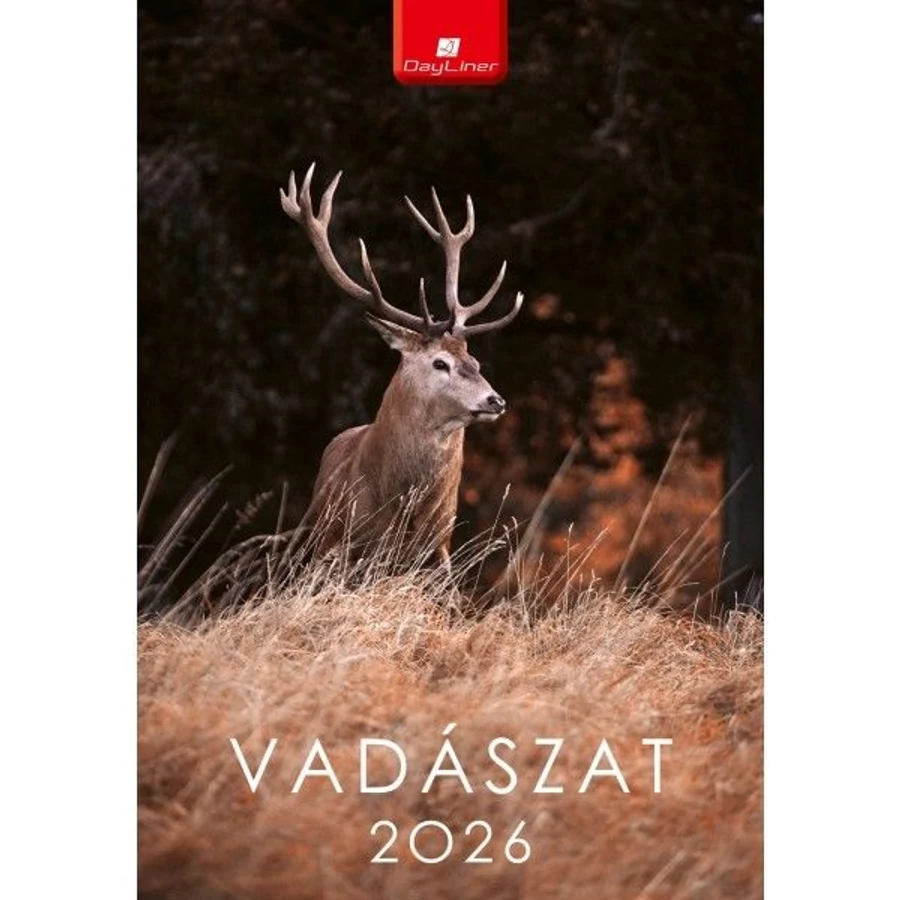 *41670 FALINAPTÁR 2026 Vadászat Dayliner spirálozott FA-VA-B4 22*33cm