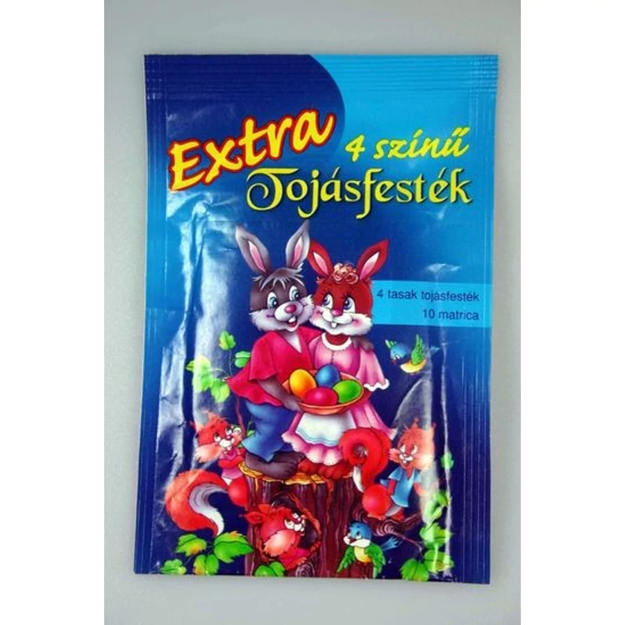 *42253 TOJÁSFESTÉK HERLITZ extra 4szín/cs+10db matrica