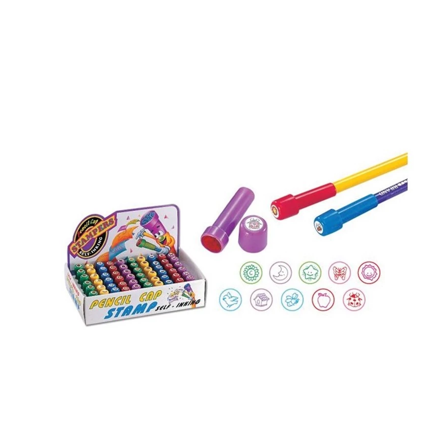 *42455 NYOMDA ceruzavégre önfestékezős 14*41mm 10 minta