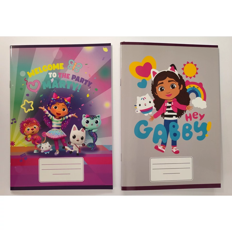 *42992 FÜZET A5 ICO Gabby-s Dollhause kockás 27-32