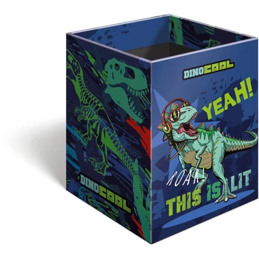 ÍRÓSZERTARTÓ négyzetalakú LIZZY Dino Cool Dino Roar