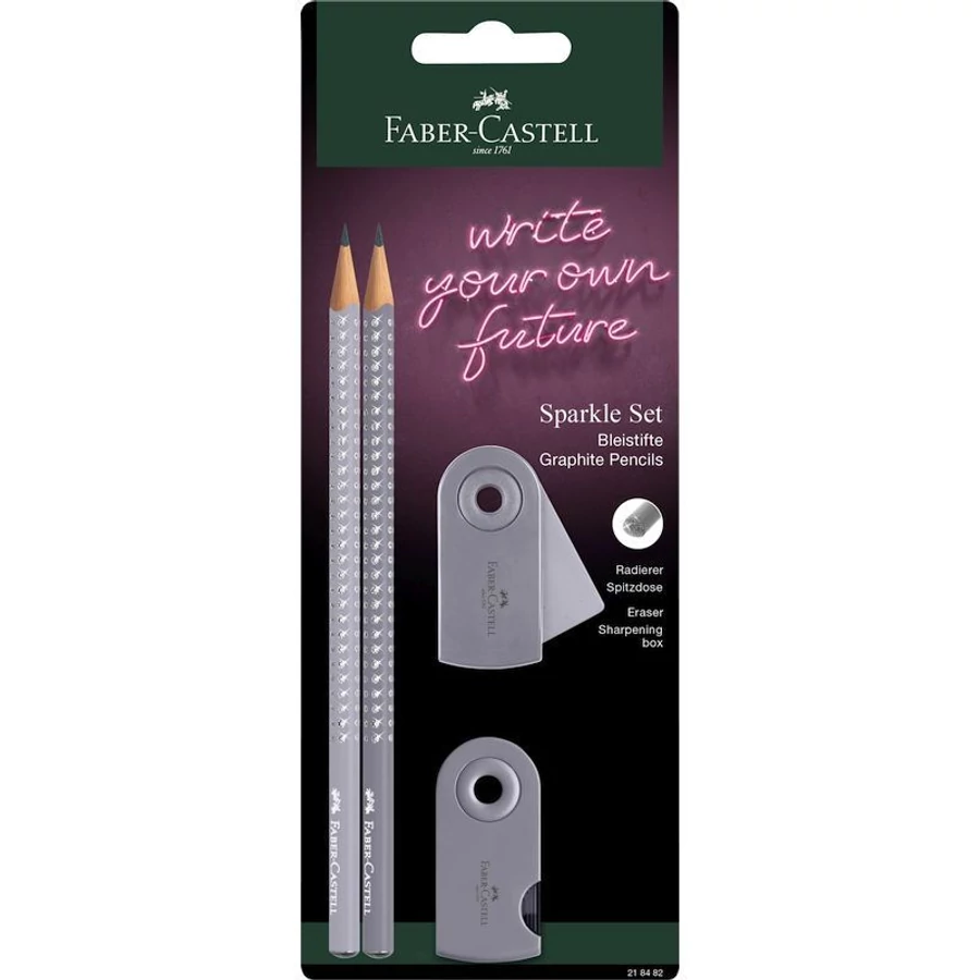 *43078 GRAFITSZETT Faber-Castell  5db-os 3 grip ceruza+hegyező+radír bliszterben