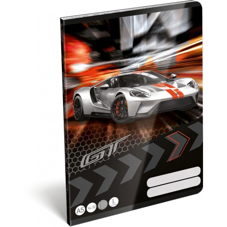 *43388 FÜZET A5  LIZZY21 vonalas 1.oszt. 14-32 FORD GT