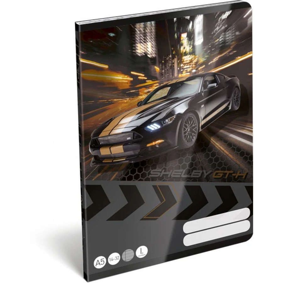 *43388 FÜZET A5  LIZZY21 vonalas 1.oszt. 14-32 FORD GT