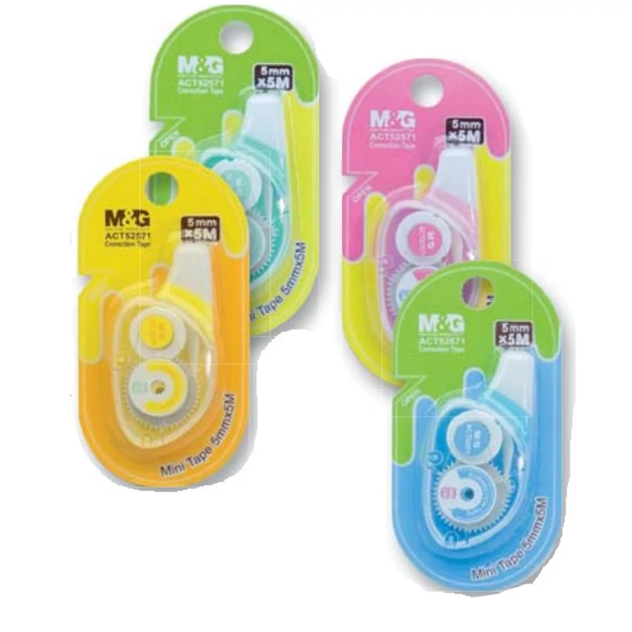 *43634 HIBAJAVITÓ roller M&G mini 5mm*5m színes ACT52571