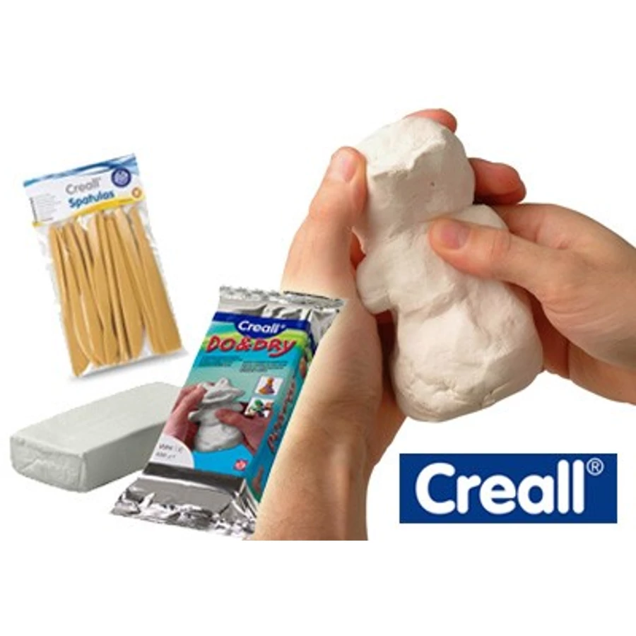 *43748 MODELL AGYAG CREALL Do&Dry fehér 0,5kg levegőn száradó