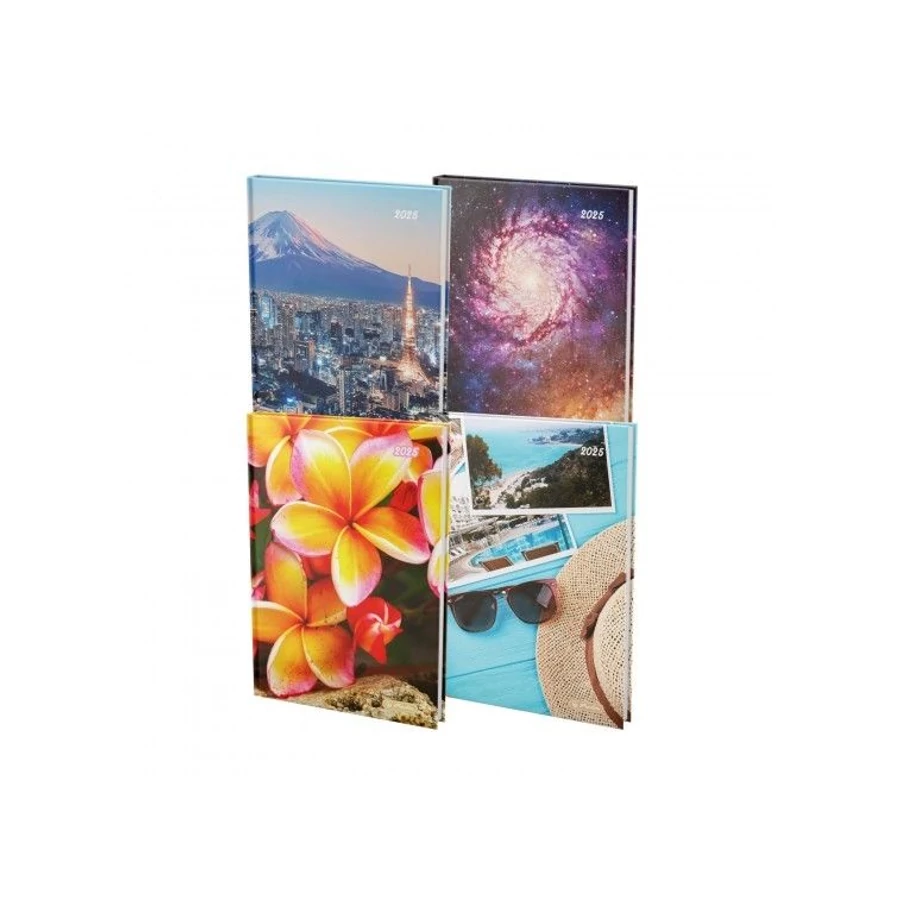 *43926 HATÁRIDŐNAPLÓ 2025 A5 napi HERLITZ Mix vegyes minta