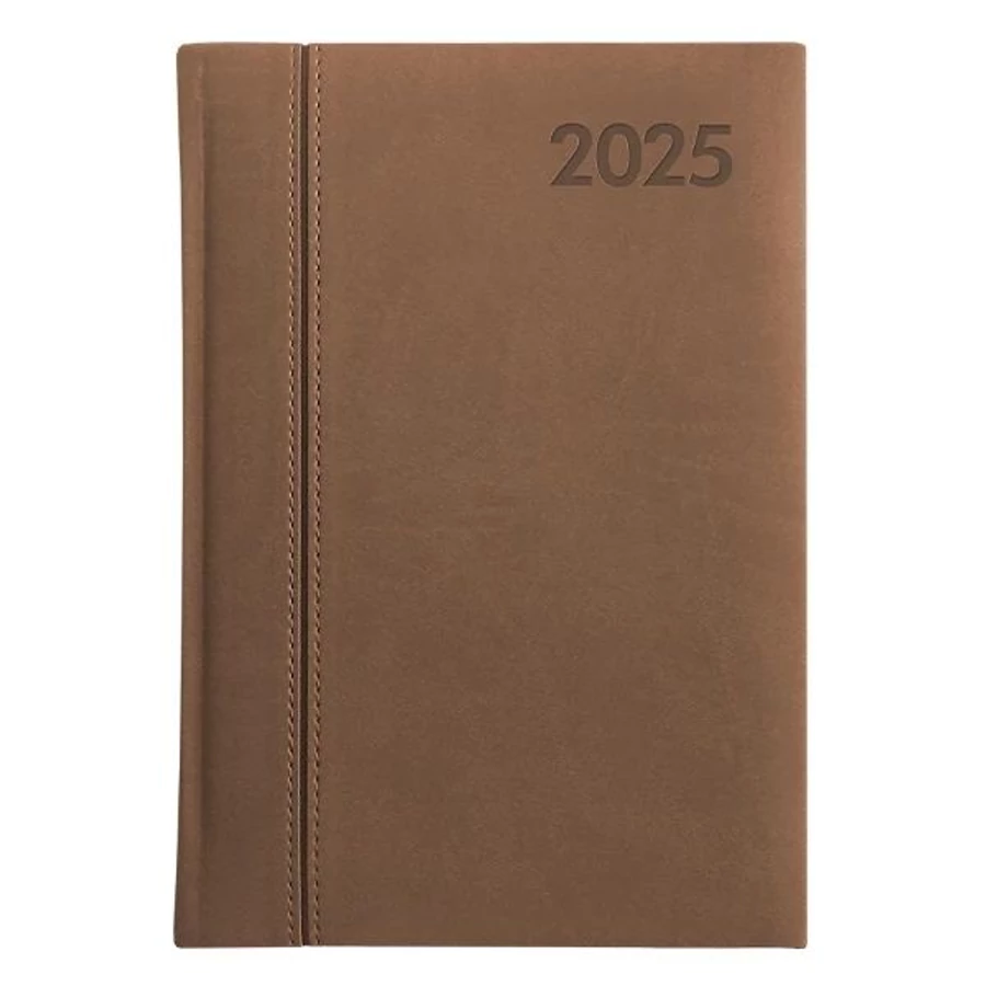 *43940 HATÁRIDŐNAPLÓ 2025 A5 napi Szekszárd Premium vegyes szín