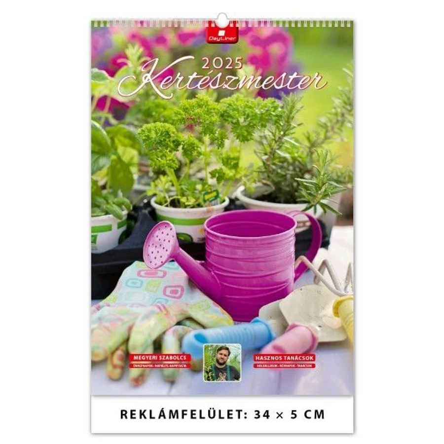 *44151 FALINAPTÁR 2025 Kertészmester GOS FA-KE-B3  34*48,5cm
