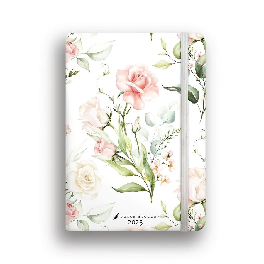 *44166 HATÁRIDŐNAPLÓ 2025 B6 napi SECRET Diary LIZZY Dolce Blocco gumis,kerekitett
