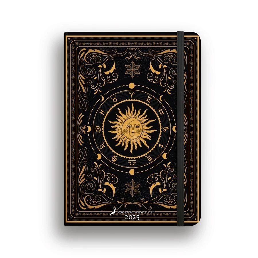 *44166 HATÁRIDŐNAPLÓ 2025 B6 napi SECRET Diary LIZZY Dolce Blocco gumis,kerekitett