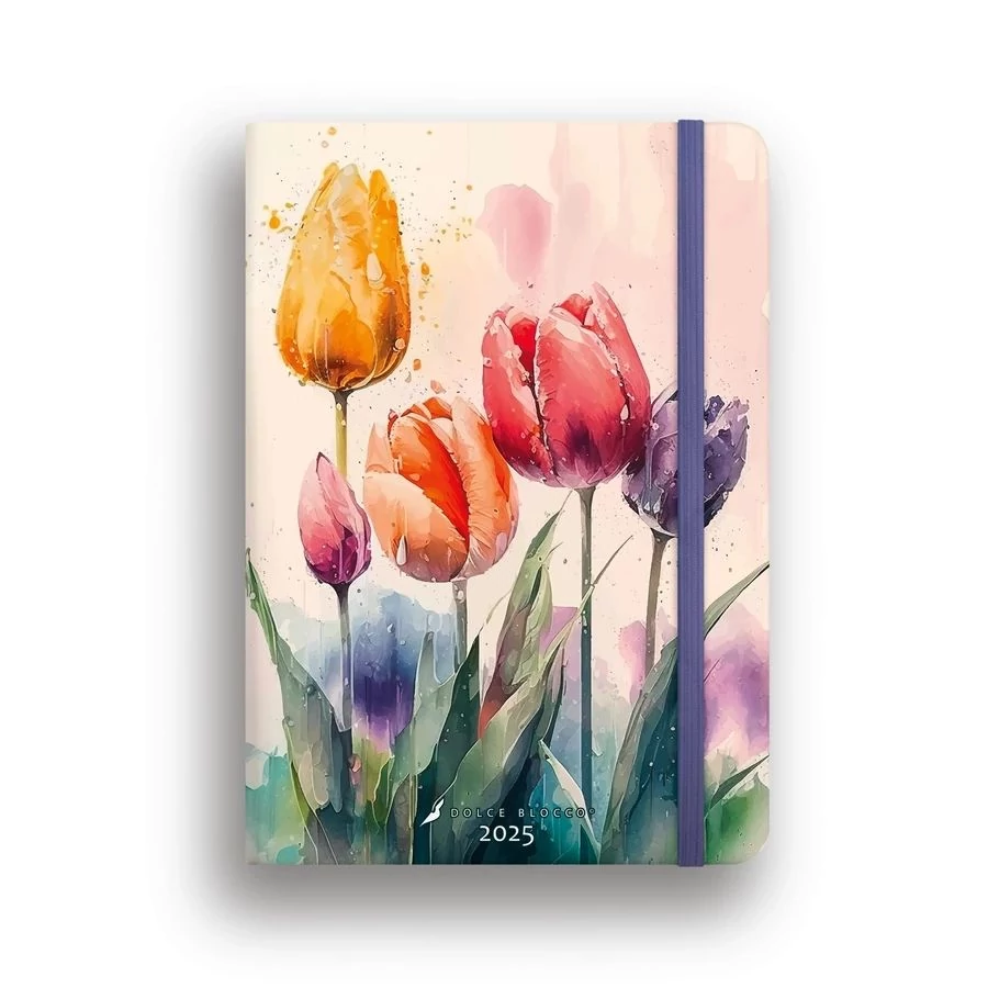 *44166 HATÁRIDŐNAPLÓ 2025 B6 napi SECRET Diary LIZZY Dolce Blocco gumis,kerekitett