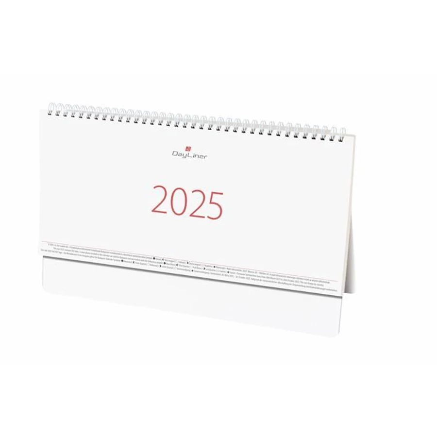 *44389 NAPTÁR asztali 2025 félórás álló 