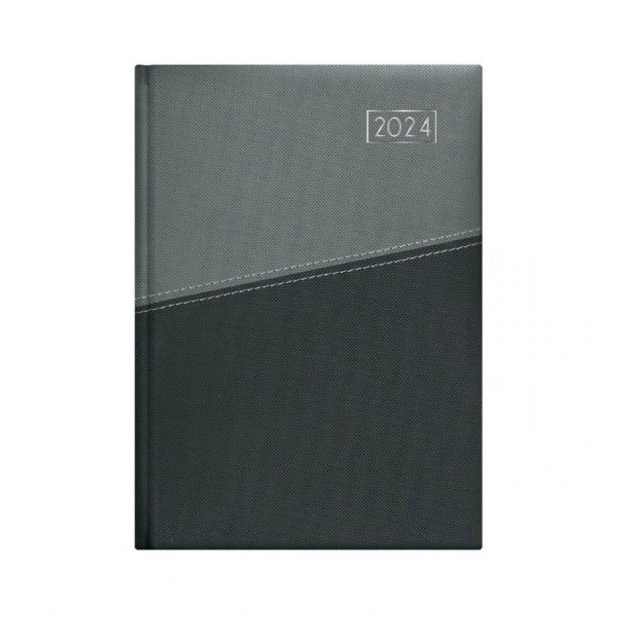 *44399 HATÁRIDŐNAPLÓ 2024 A5 napi TOPTIMER Duplex D021 chamois lap