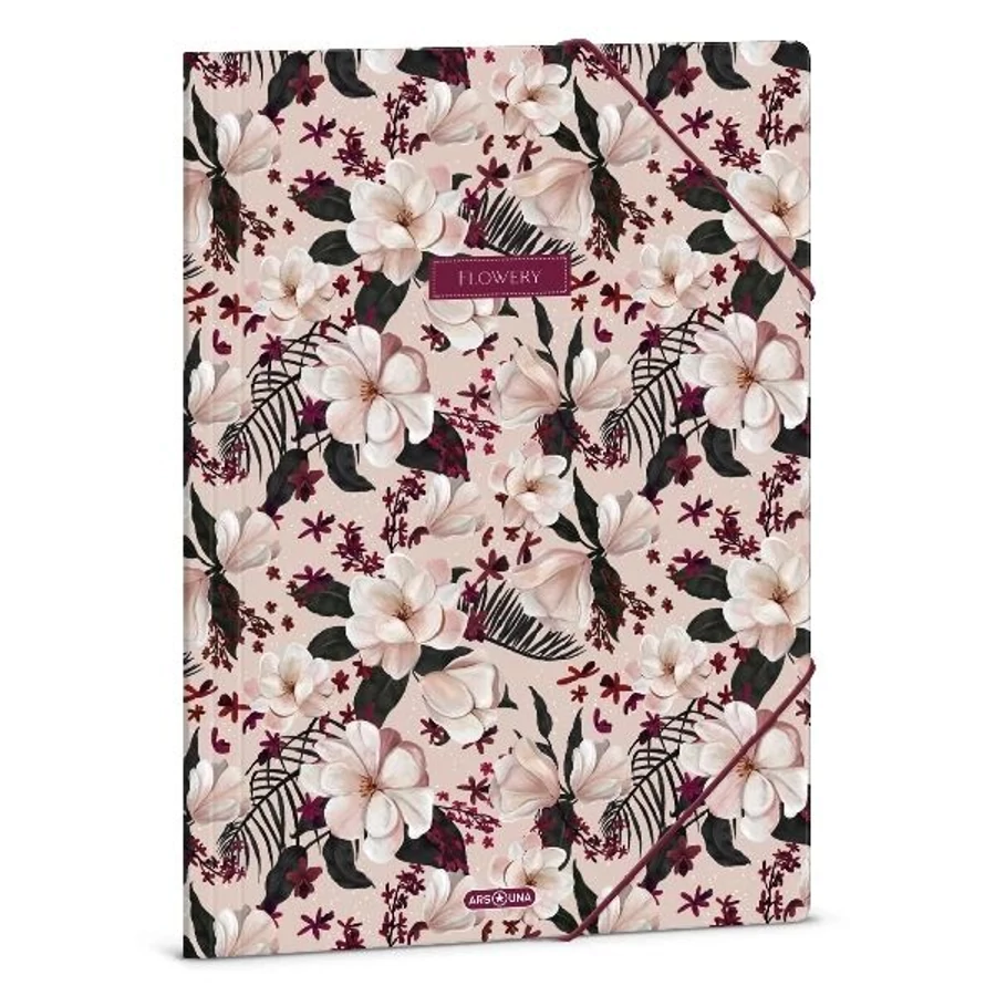 GUMIS DOSSZIÉ A4 ARS UNA Flowery/Blossom (Flowery pink, 50213757)