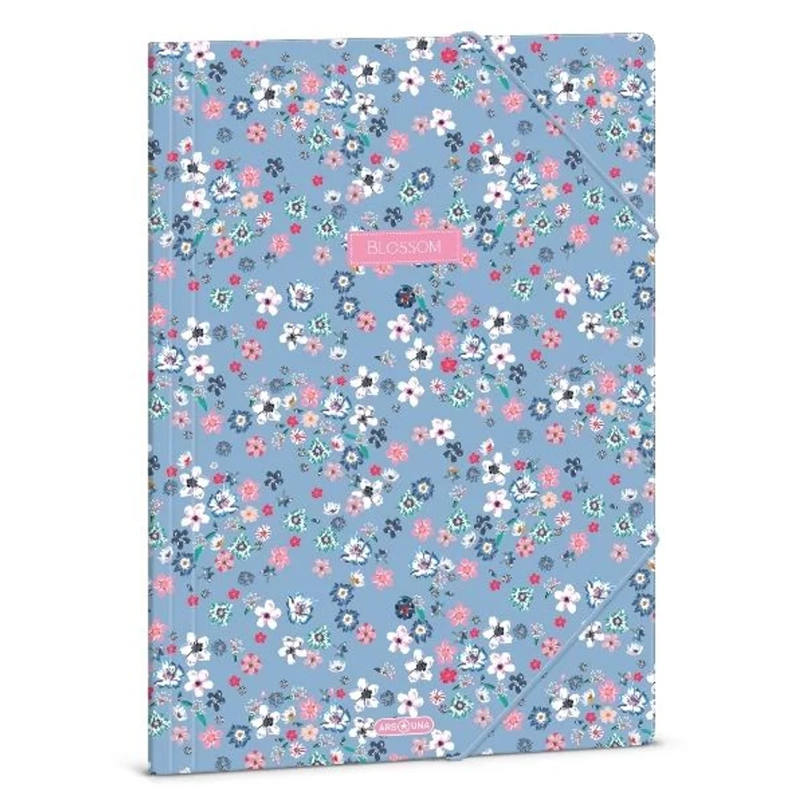 GUMIS DOSSZIÉ A4 ARS UNA Flowery/Blossom (Pearl Blossom Blue, 50213764)