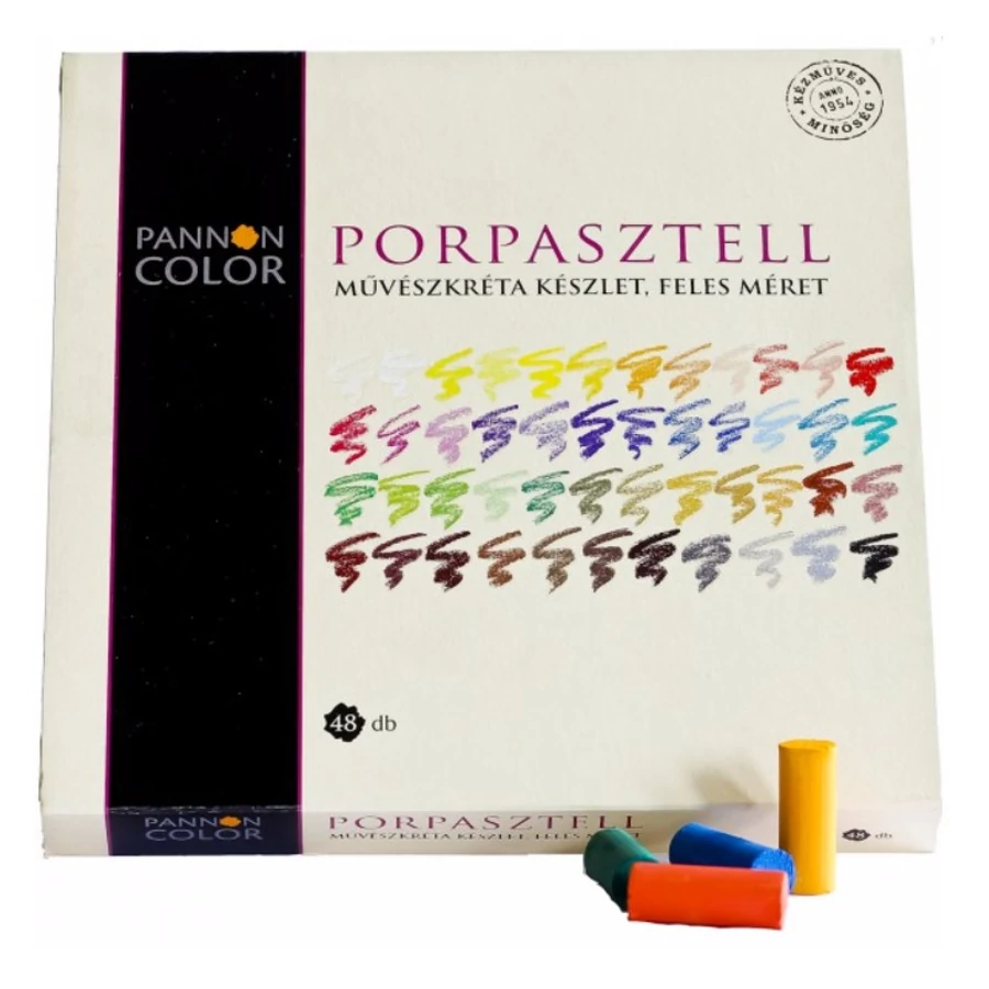 *45538 PORPASZTELL Művészkréta 48 Pannoncolor felezett