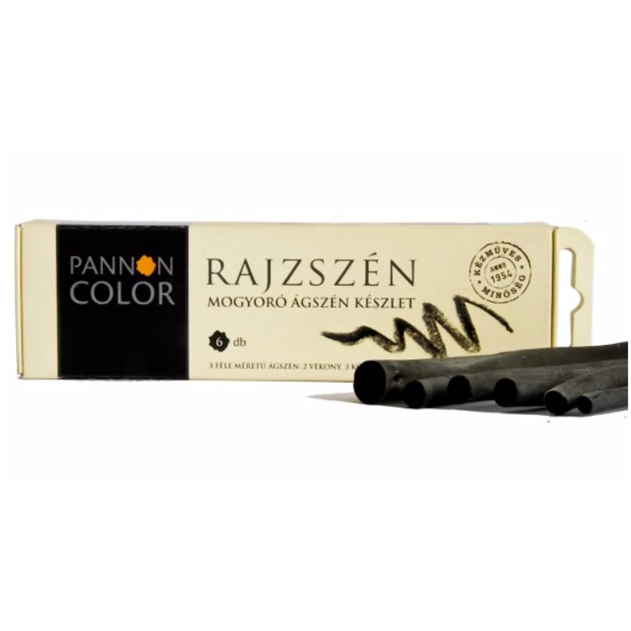 *45539 SZÉNKRÉTA RAJZSZÉN 6db/dob Pannoncolor 3 féle vastagságban