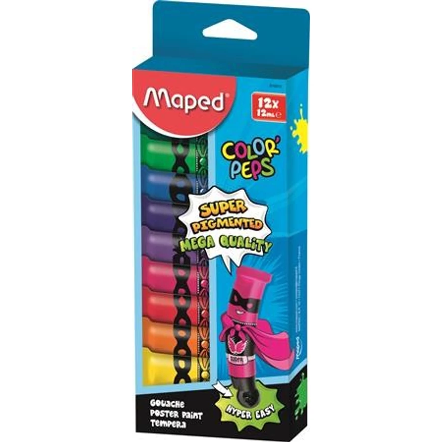 *45594 TEMPERA 12 MAPED 12ml