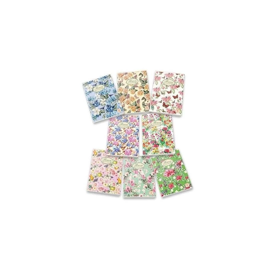 *45611 FÜZET A5 PIGNA sima 42lap Nature Flowers*