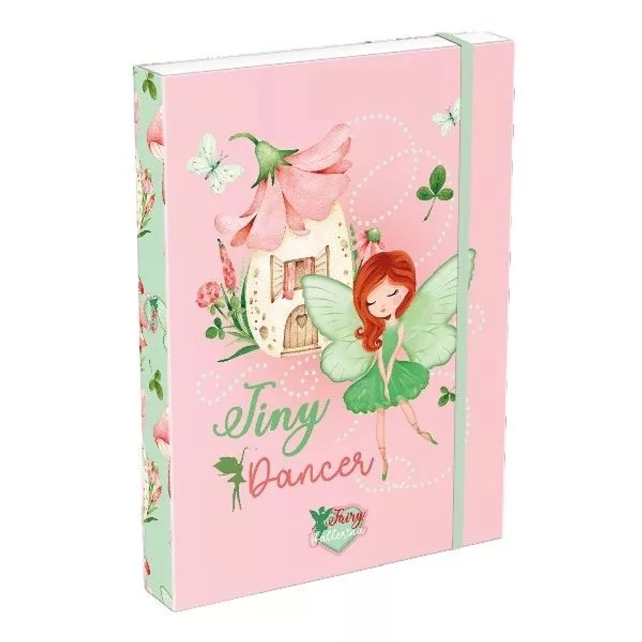 *45687 FÜZETBOX A4 LIZZY Fairy Ballerina Dance