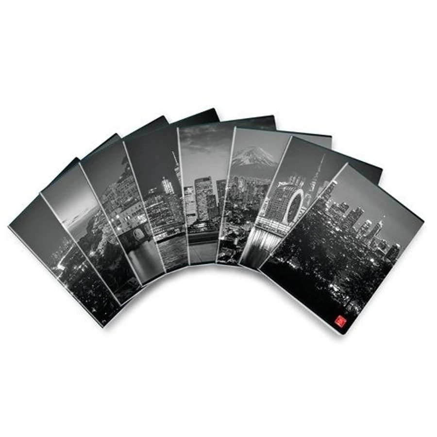 FÜZET A4 PIGNA kockás 42lap By Night