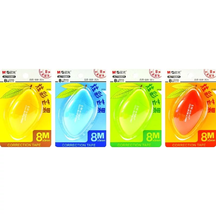 HIBAJAVITÓ roller M&G Fruit 5mm*8m színes ACT55802