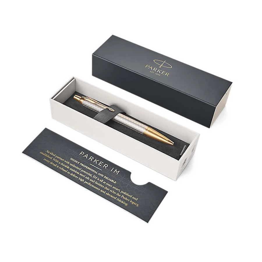 *46142 PARKER I.M. ROYAL Premium gtoll warm szürke cizellált ar.klipsz 1931687