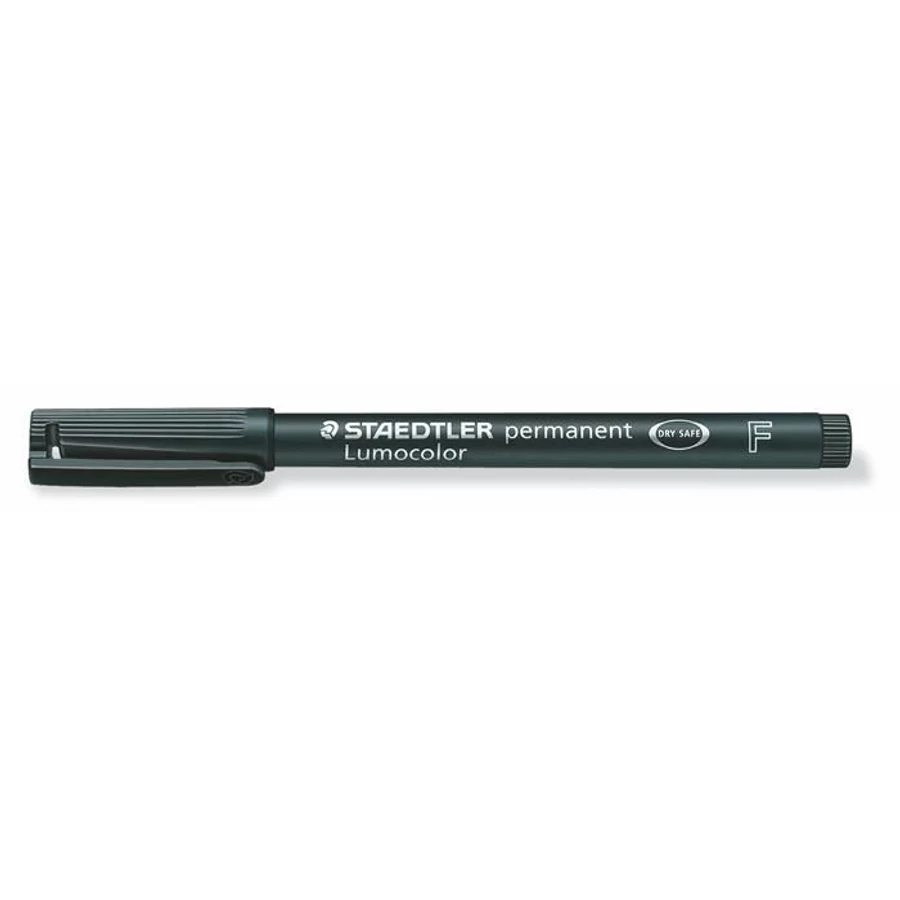 MARKER STAEDTLER "Lumocolor 318 F" fekete 0,6mm